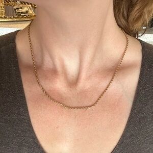 Gold Rope Necklace
